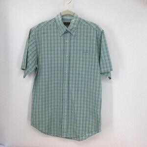 James Tattersall Men’s Plaid Button Down Shirt